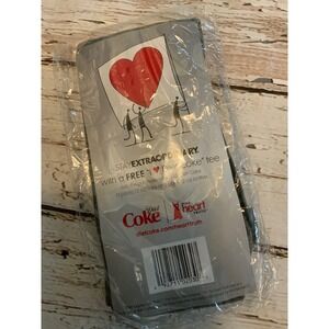 Diet Coke I Heart Diet Coke V-Neck T-Shirt Gray Small New Sealed 2011‎ Promo